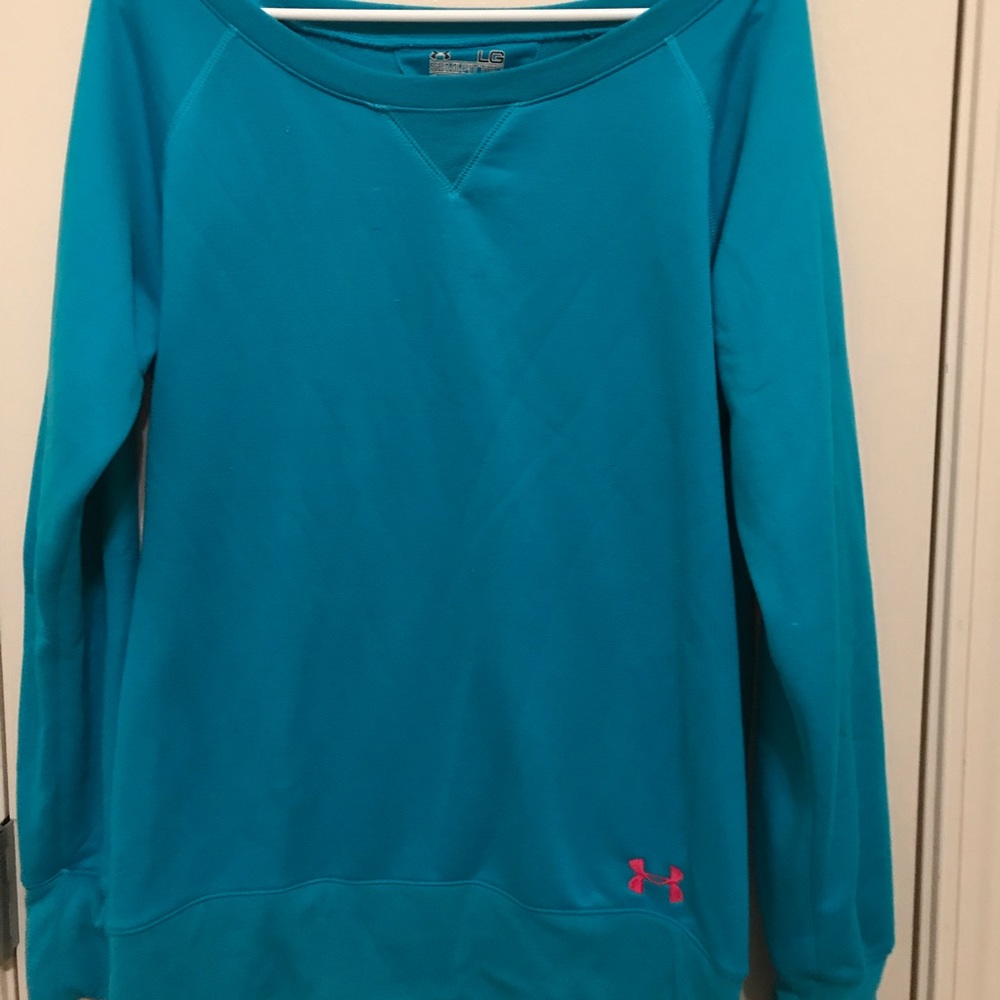 Blue Under Armour crewneck sweatshirt